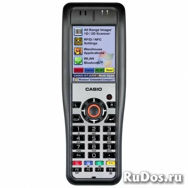 Терминал сбора данных Casio DT-X200-10E, 1D лазерный сканер, Windows CE7, 802.11b/g, Bluetooth фото