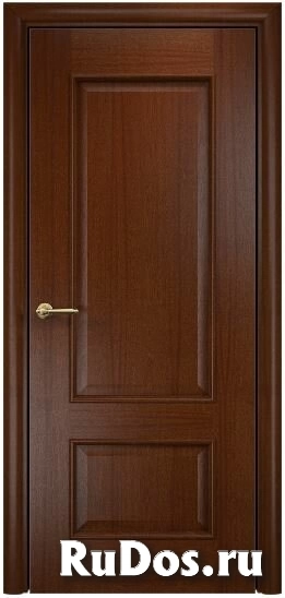 Межкомнатная дверь Оникс Марсель (Красное дерево) штапик полукруглый, глухая фото