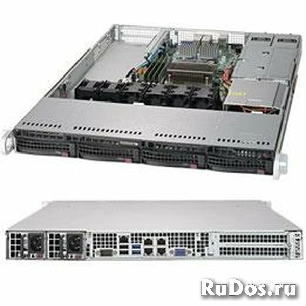 Платформа системного блока SYS-5019S-W4TR 1U Rackmount CSE-815TQC-R504WB3 X11SSW-4TF SATA3 фото