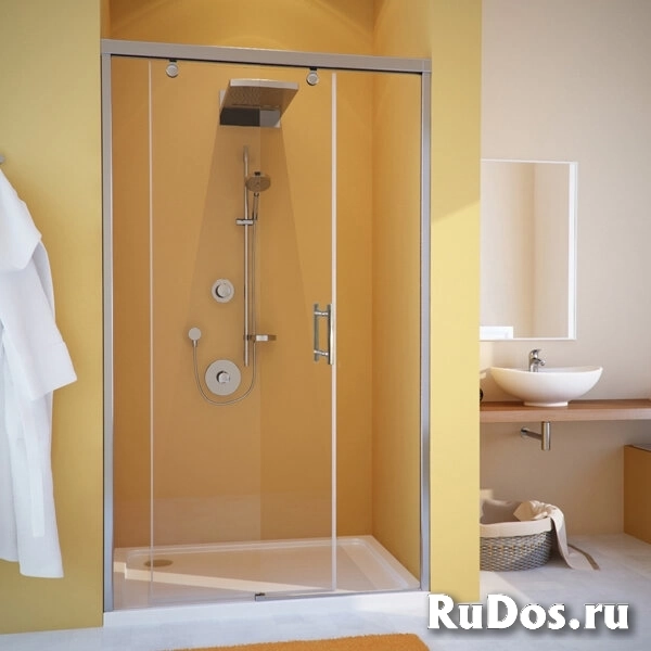 Душевая дверь в нишу GuteWetter Slide Door GK-862 левая 100 см стекло бесцветное, профиль хром SLIDE DOOR GK-862 CR СН02 1 100 L фото