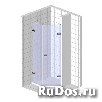 Дверь в душевую нишу GuteWetter TREND DOOR GK-862BG135 170х200 см, петли CH 27, ручка CH 113 стекло бесцветное стенка 8 мм, дверка 8 мм фото