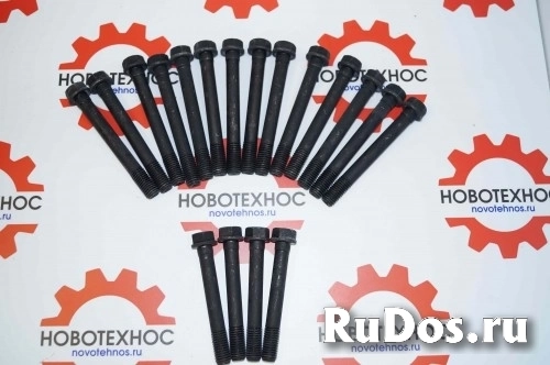 Комплект болтов для головки блока цилиндров (ГБЦ) ZH4100 ZHAZG1 ZHBG 14-A подходит для китайских фронтальных погрузчиков марок: Fukai BULL NEO AMUR фото