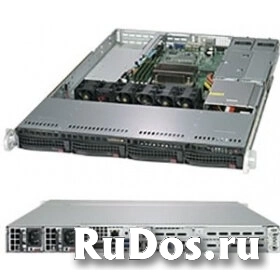 Серверная платформа Supermicro SuperServer SYS-5019C-WR, 1U, LGA1151, Intel C246, 4 x DDR4, 4 x 3.5quot; SATA, 2xGigabit Ethernet (1000 Мбит/с), 500 Вт фото