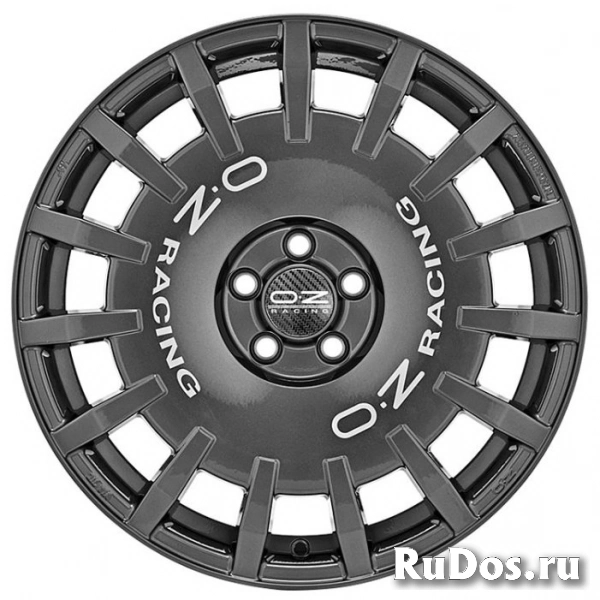 Колесный диск OZ Racing Rally Racing 8x17/4x100 D68 ET28 Dark Graphite + Silver Lettering фото