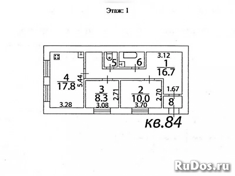Продам 2 комнатную квартиру 121.8 м2 изображение 8