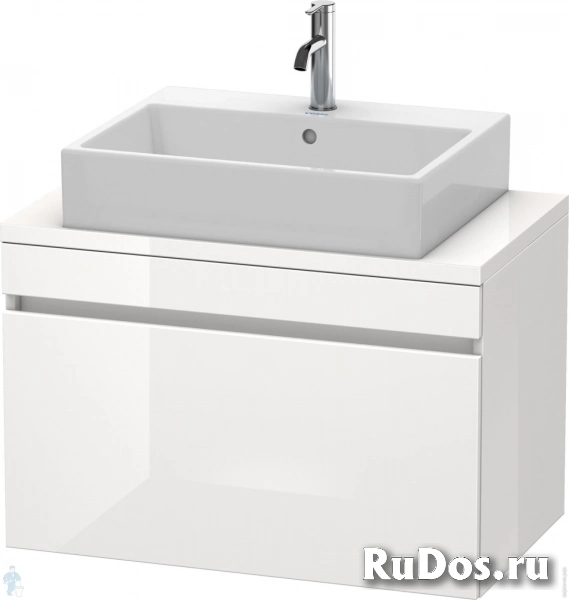 Тумба под раковину Duravit DuraStyle (800х512х478) 1 ящик, белый глянец DS530202222 фото