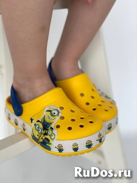 Crocs новые кроксы миньоны С7-С13 фотка