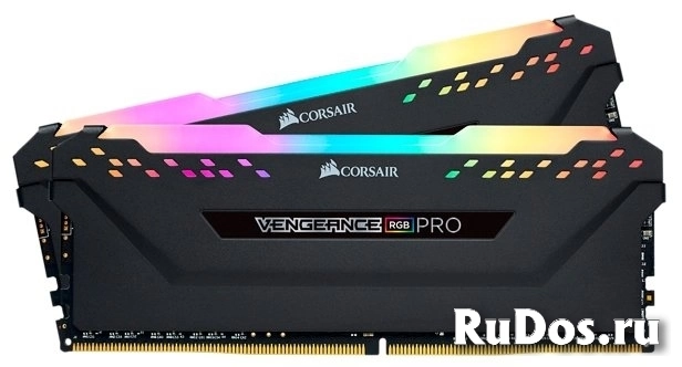 Оперативная память 16 ГБ 2 шт. Corsair Vengeance RGB PRO CMW32GX4M2A2666C16 фото