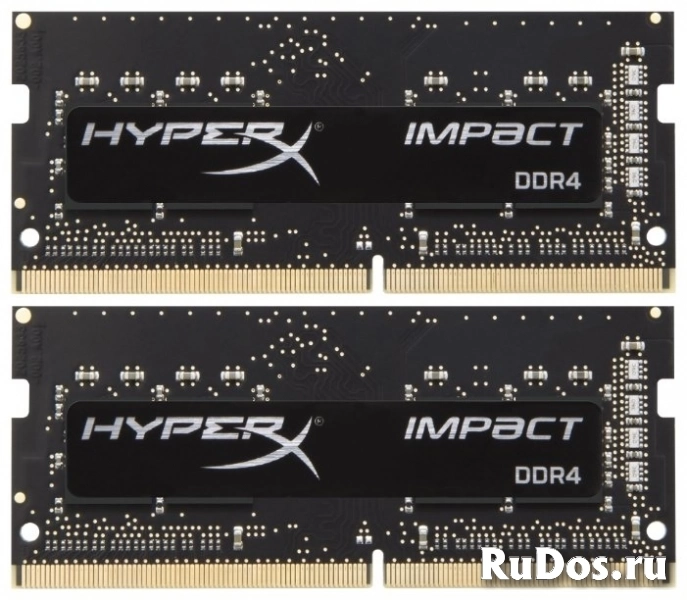 Оперативная память 16 ГБ 2 шт. HyperX Impact HX424S14IBK2/32 фото