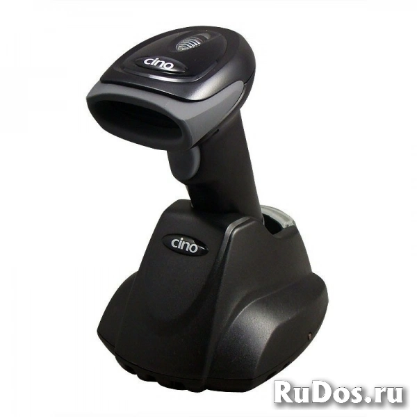 Сканер штрих-кода Cino F680BT беспроводной (1D imager, Bluetooth, кабель USB, базовая станция, черный) фото