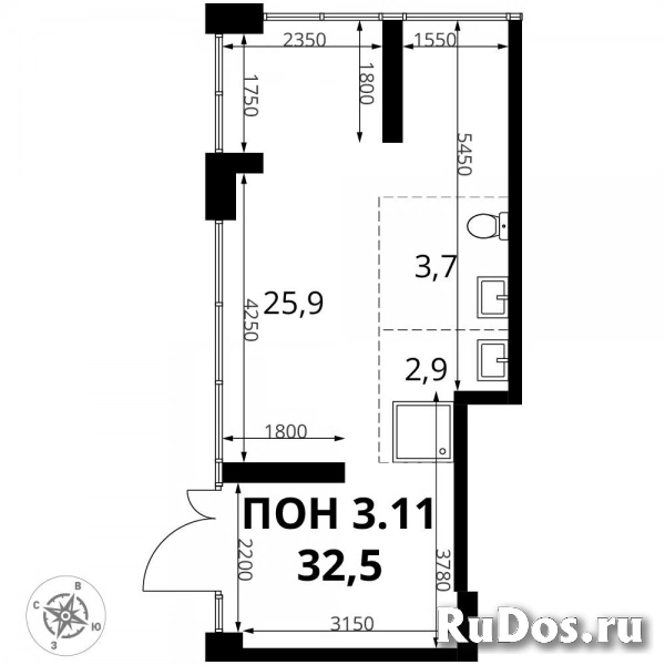 Продам коммерческую недвижимость 32.5 м2 изображение 3