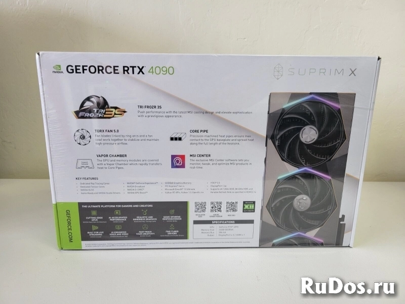 Новая видеокарта MSI GeForce RTX 4090 GPU SUPRIM X 24GB фото