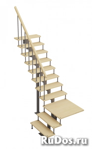 Модульная лестница Статус поворот на 90гр. h=2700-2850мм фото