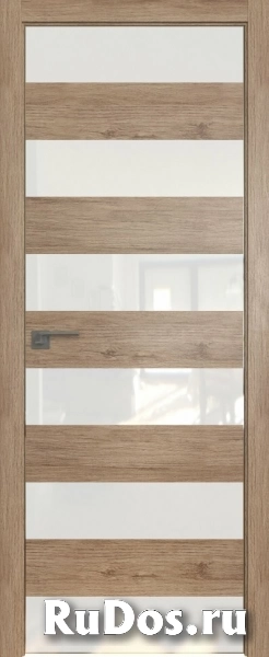 Межкомнатная дверь экошпон PROFIL DOORS 8ZN с алюминиевой кромкой (Салинас светлый) фото