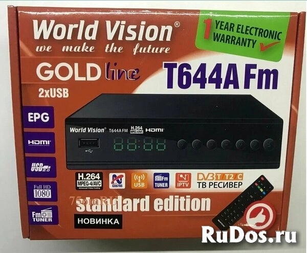 Цифровая приставка DVB - T2 World vision t 644a FM изображение 6