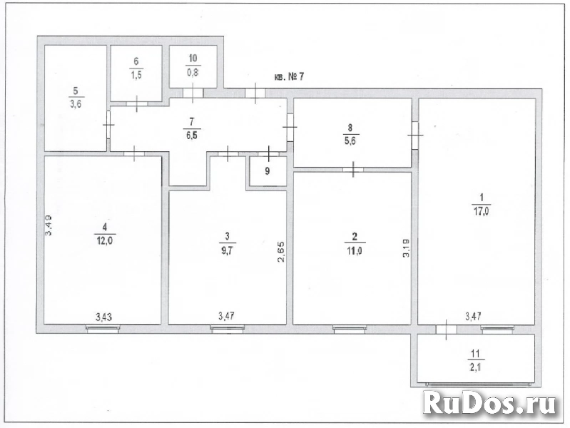 Продам 3 комнатную квартиру 68 м2 изображение 3