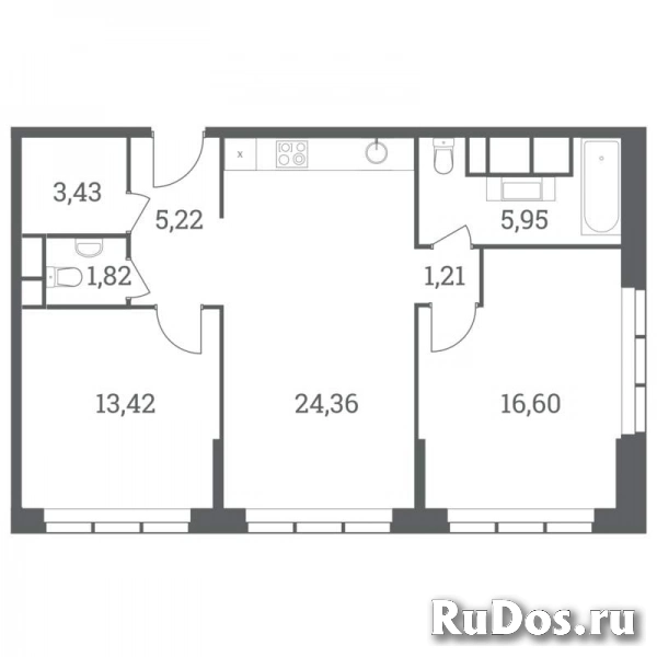 Продам 2 комнатную квартиру 72 м2 фото