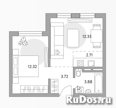 Продается 2-х комнатная квартира евро ЖК Аникеевский фото