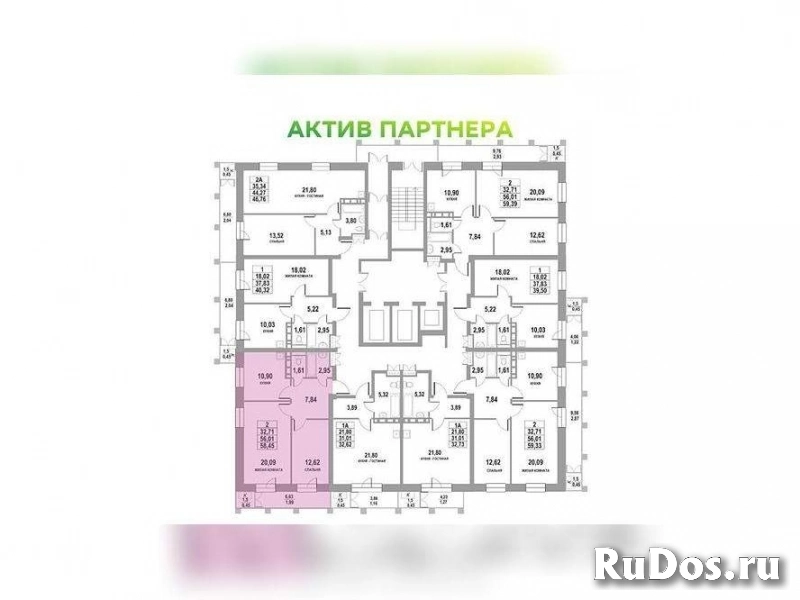 Продам 2 комнатную квартиру 58 м2 фото