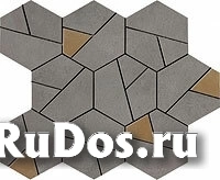 Керамическая плитка ATLAS CONCORDE boost smoke mosaico hex yellow 25x28.5 фото