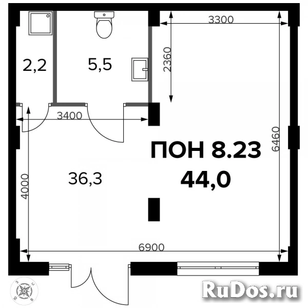 Продам коммерческую недвижимость 44 м2 изображение 3