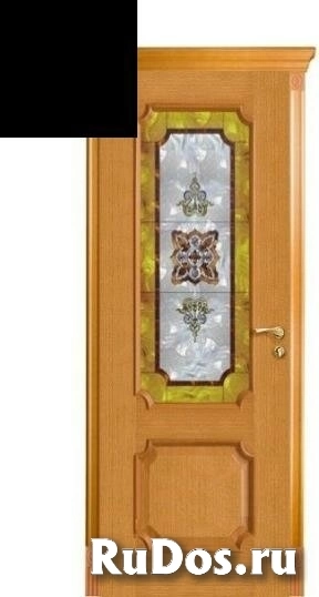 Дверь межкомнатная Оникс Палермо под остекление Цвет quot;Черная эмальquot; фото