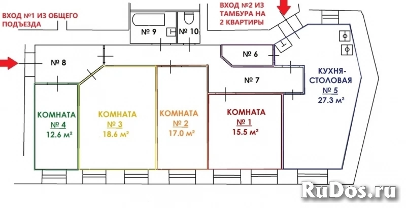 Продам 4 комнатную квартиру 120 м2 изображение 8