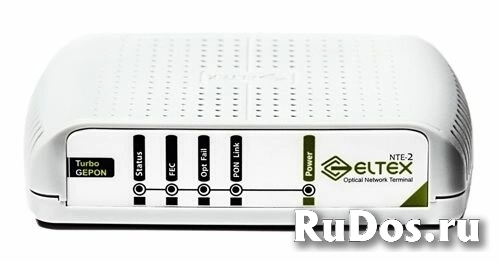 Терминал ELTEX NTE-2C ONT NTE-2С, 1 порт TurboGEPON (SC), 1 порт LAN 1000 Base-T, 1 порт LAN 10/100 Base-T, 1xRF фото