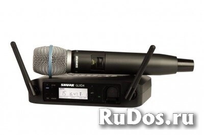 SHURE GLXD24E/B87A Z2 2.4 GHz цифровая вокальная радиосистема с капсюлем микрофона BETA 87 фото