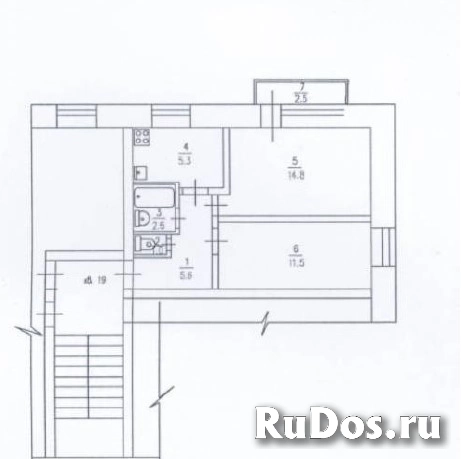 Продам 2 комнатную квартиру 40 м2 изображение 3