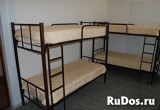 Кровати на металлокаркасе, двухъярусные, односпальные изображение 3