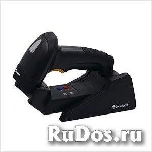 Newland Сканер штрих-кода 2D CMOS Wireless Bluetooth Handheld Reader, Mega Pixel (black surface) with Stand/Docking Station, USB cable and multi plug adapter (Marlin) HR3280-BT-C фото