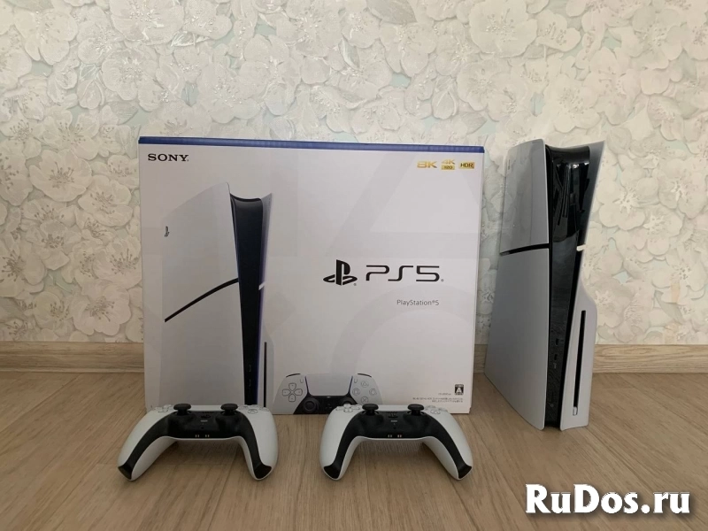 PS 5 slim + геймпад DualSense + Spider Man 2 фото