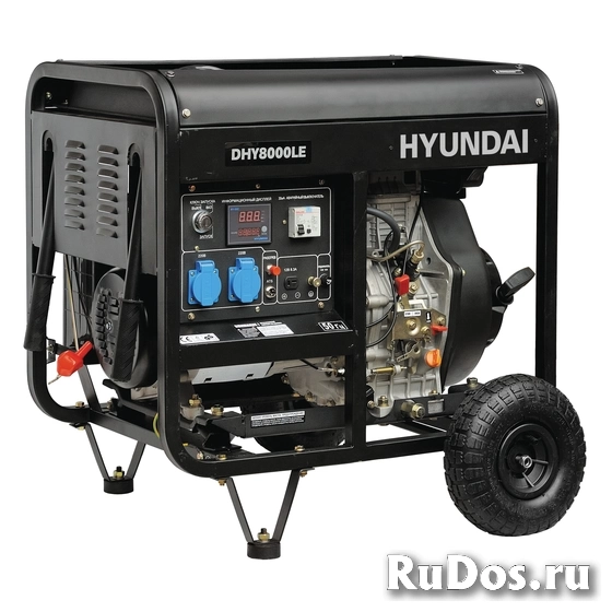 Дизельный генератор Hyundai DHY 8000LE фото