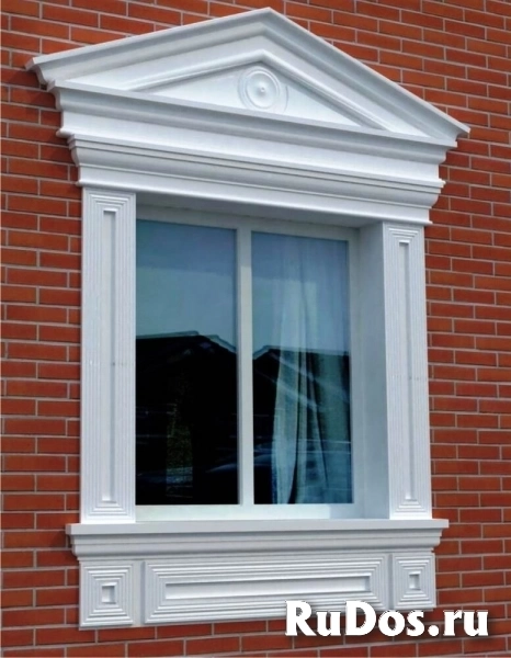 Декор для фасада из пенопласта quot;Окно №1quot; (1комплект) фото