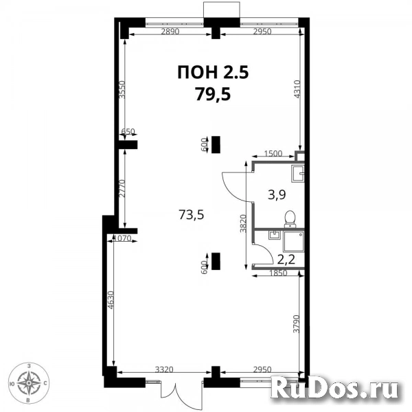 Продам коммерческую недвижимость 79.6 м2 изображение 3