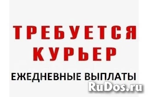 Пешие и велокурьеры фото