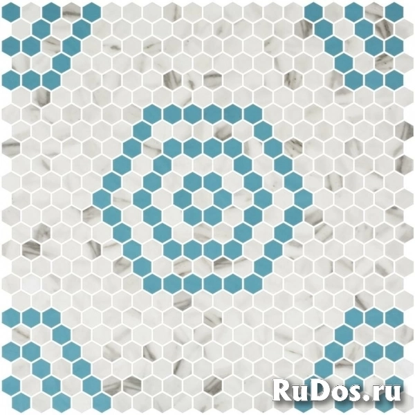 Мозаика Onix Mosaico Hex Geo Patterns 6 60.3x58.1 фото