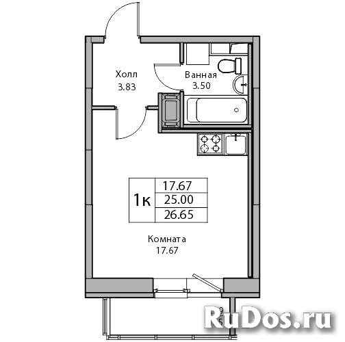 Продам 1 комнатную квартиру 25 м2 фото