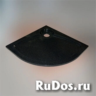 Поддон для душа GuteWetter 80x80x2 см R-черный 80х80х2 см фото