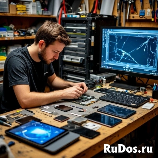 Ремонт телефонов, ноутбуков, планшетов, игровых приставок, телевизоров, компьютеров фото