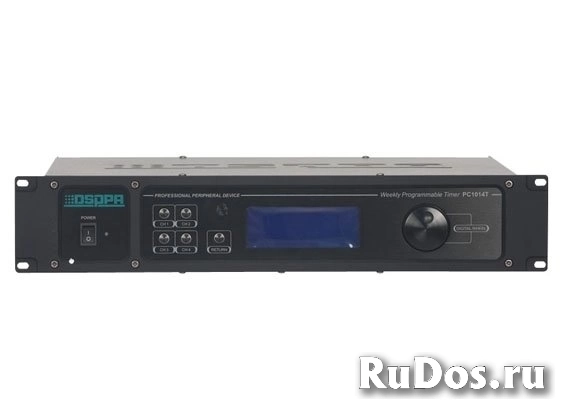 DSPPA PC-1014T Программируемый таймер. ЖК-дисплей, многофункциональное меню, Возможность подключения 4-х источников сигнала, управление с РС фото