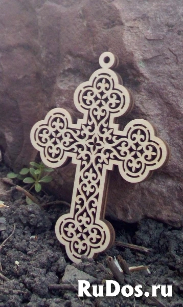 Крест на присоске с орнаментом изображение 8