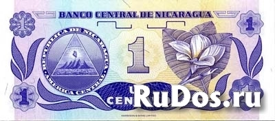 Четыре банкноты Никарагуа фотка