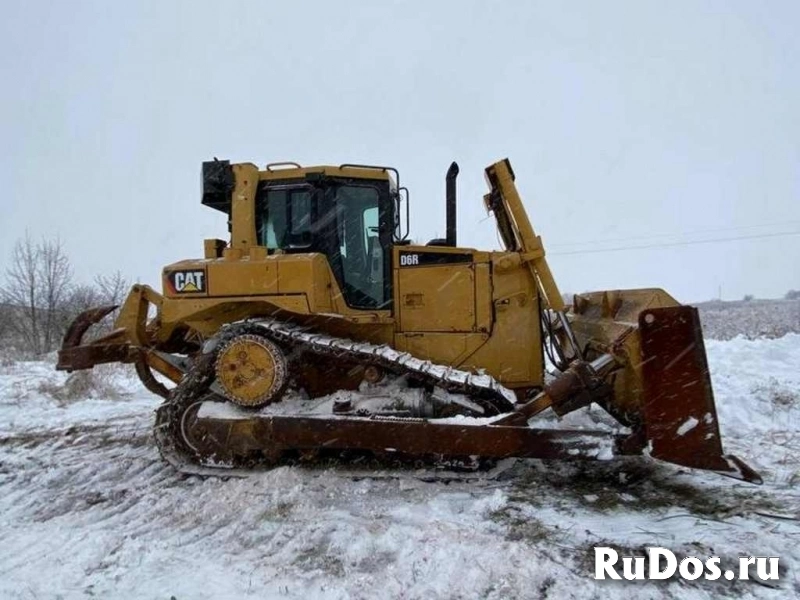 Бульдозер CAT D6R, 9200 м/ч, клыки, болотоход изображение 3