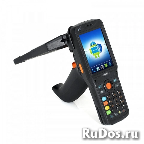 Терминал сбора данных Urovo V5100 (Android 7.1, 2D Imager Honeywell N6603 ,2 Gb Ram, 16 Gb ROM, WiFi, Bluetooth, GSM, 4G, 5.0MP, 3,5quot;(480 x 640), GUN, UHF 866,6 - 867,4 МГц Impinj R2000 дальнобойный (1-8 метров), 31 клавиша) (MC5100-GH3S7E000R) фото