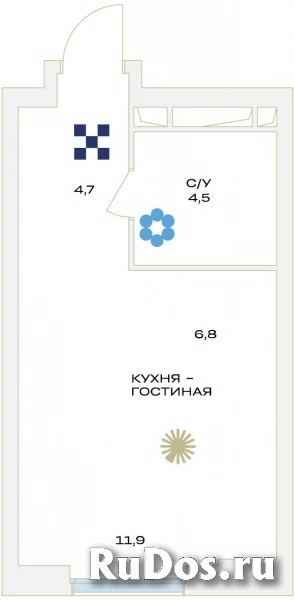 Продам 1 комнатную квартиру 28 м2 изображение 3