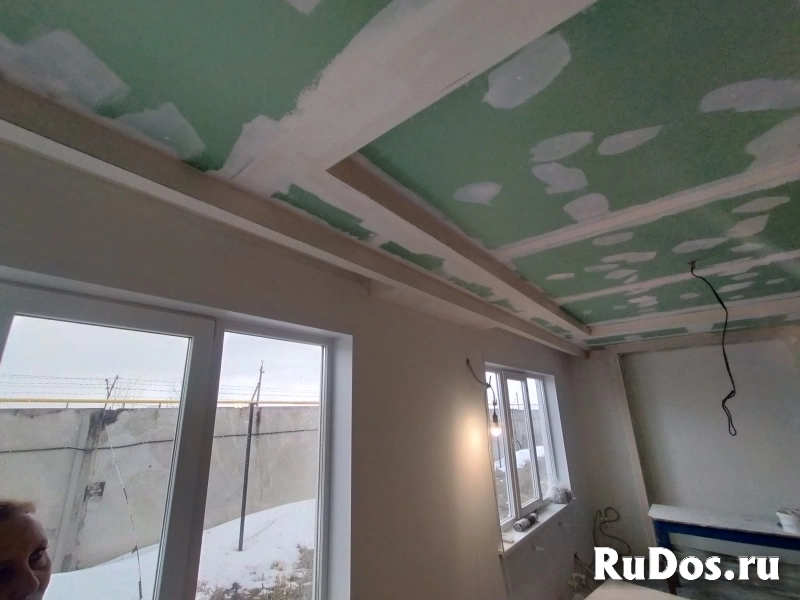 Гипсокартонные работы; потолки, стены, перегородки, короба, ниши, арки изображение 7