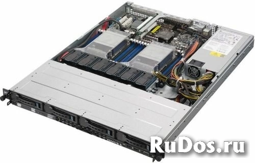 Серверная платформа 1U ASUS RS500-E8-PS4 V2 (2x2011v3, C612, 16xDDR4 RDIMM, 4x3.5quot; HS Bays, SATA3x9, 1xM.2, DVD, 2GE, 600W) фото