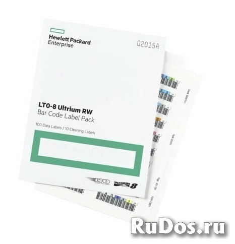 Наклейка HPE LTO-8 (Q2015A) фото